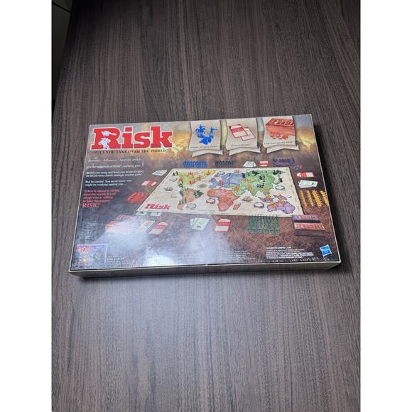 Risk Board Game – Classic Strategic Conquest Game by Hasbro | Ages 10+ NIB - Picture 2 of 2